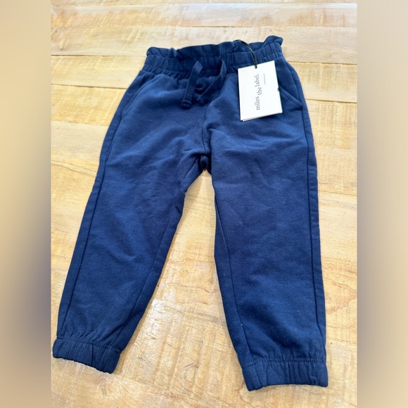 Miles the Label baby girls jogger pant bottoms - Picture 2 of 8